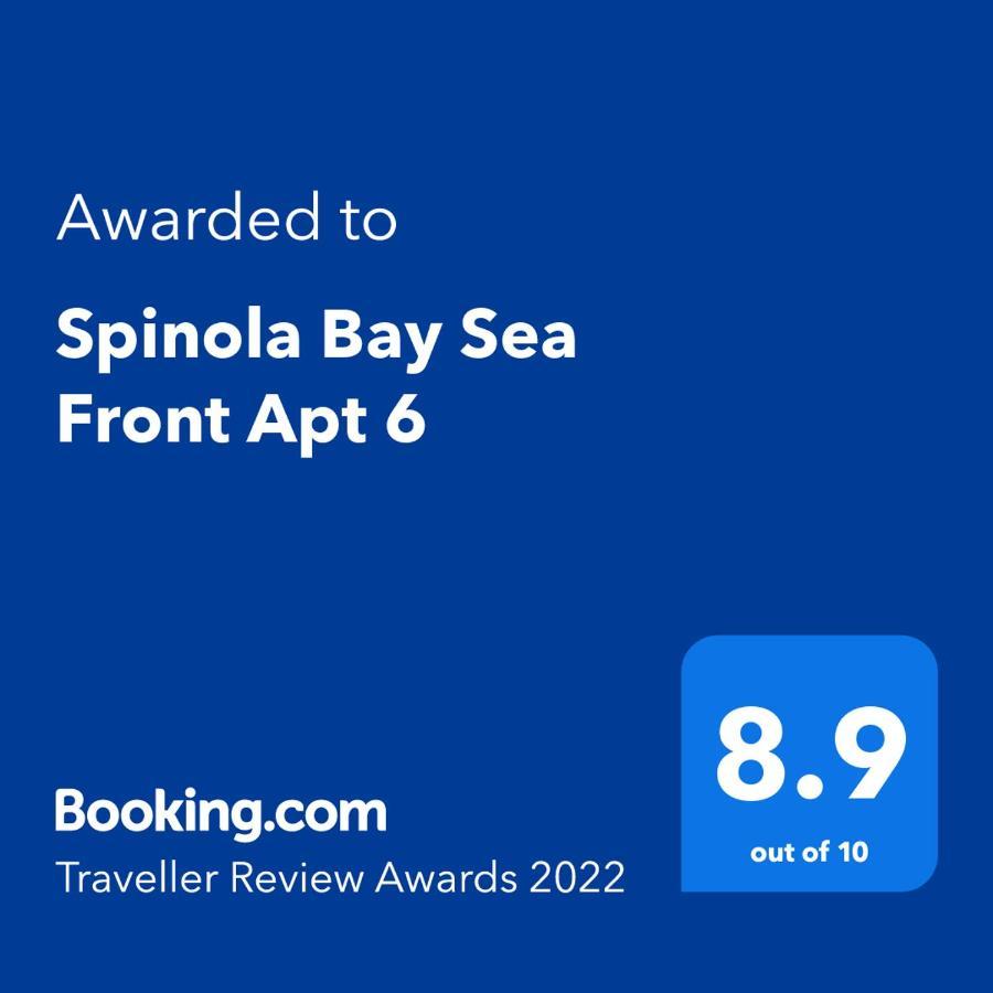 Spinola Bay Sea Front Apt 6 Saint Julian's Exterior foto